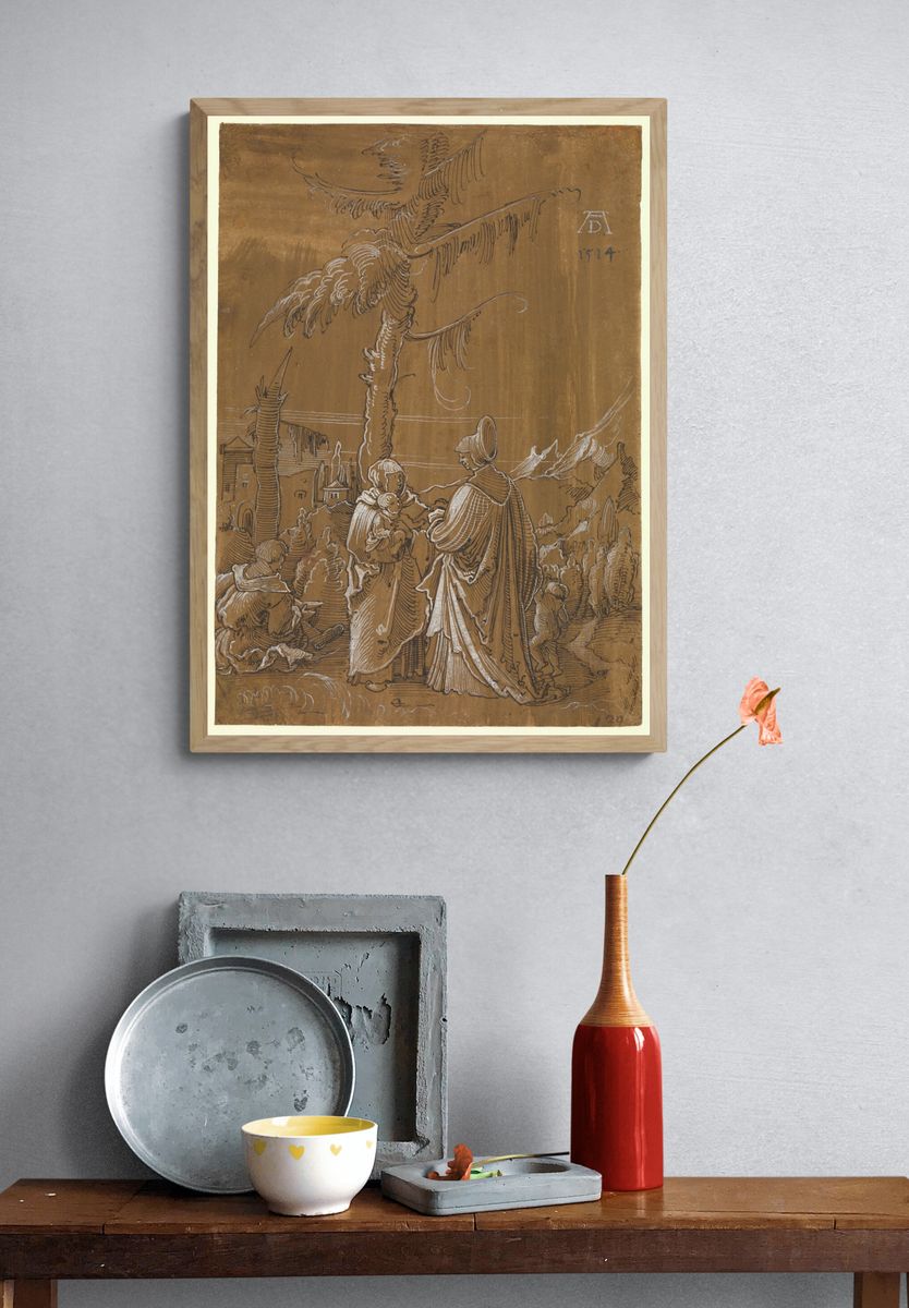 The Holy Family with Saint Elizabeth and the Infant Saint John by Albrecht Altdorfer — Art Print. — room view 3