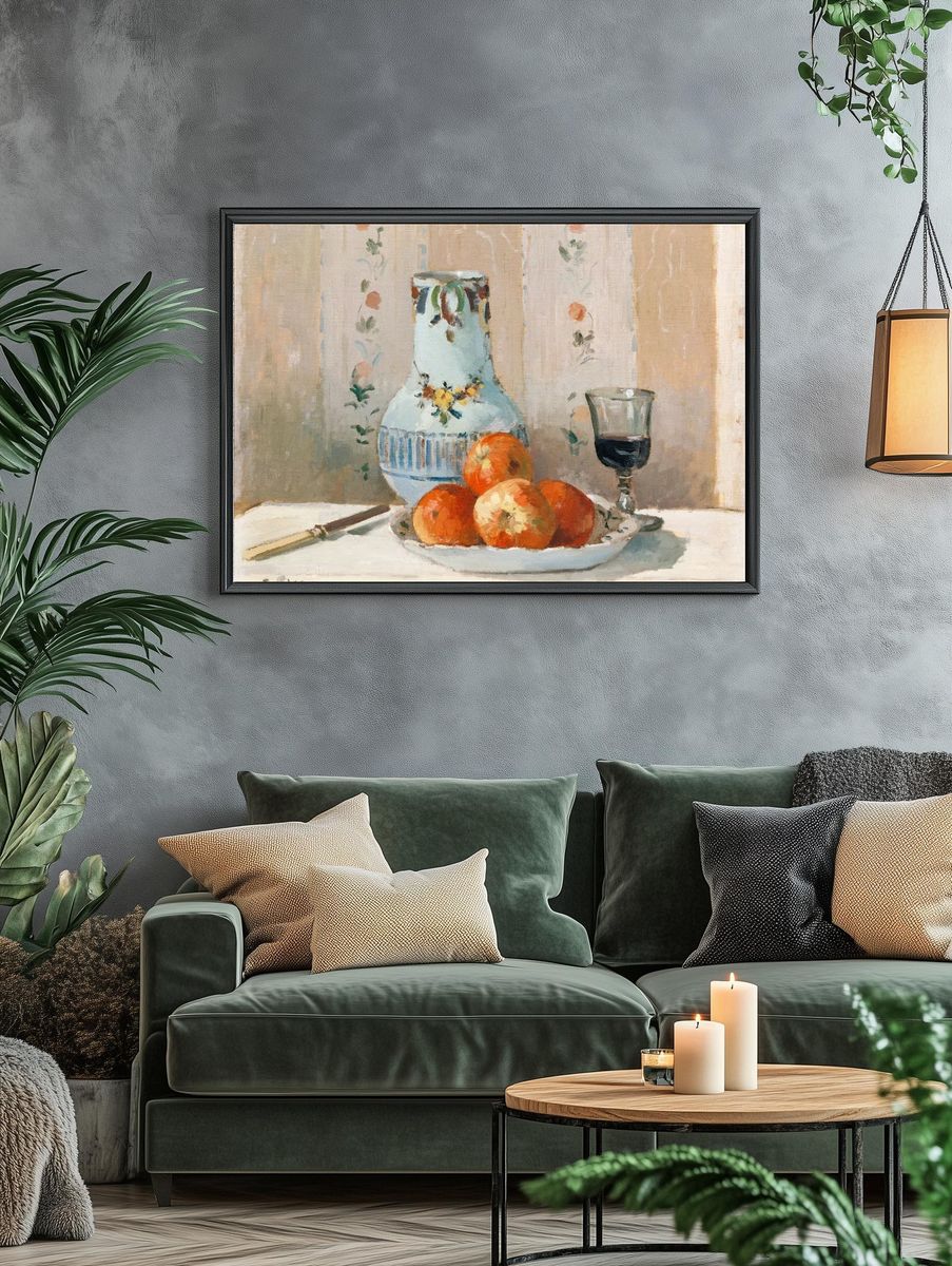 Still Life Apples Pitcher (1872). — room view 4
