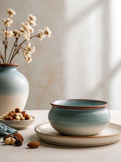 Serene Still Life Ceramic Poster. poster