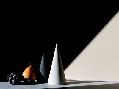 Still Life Cones and Pear Poster.
