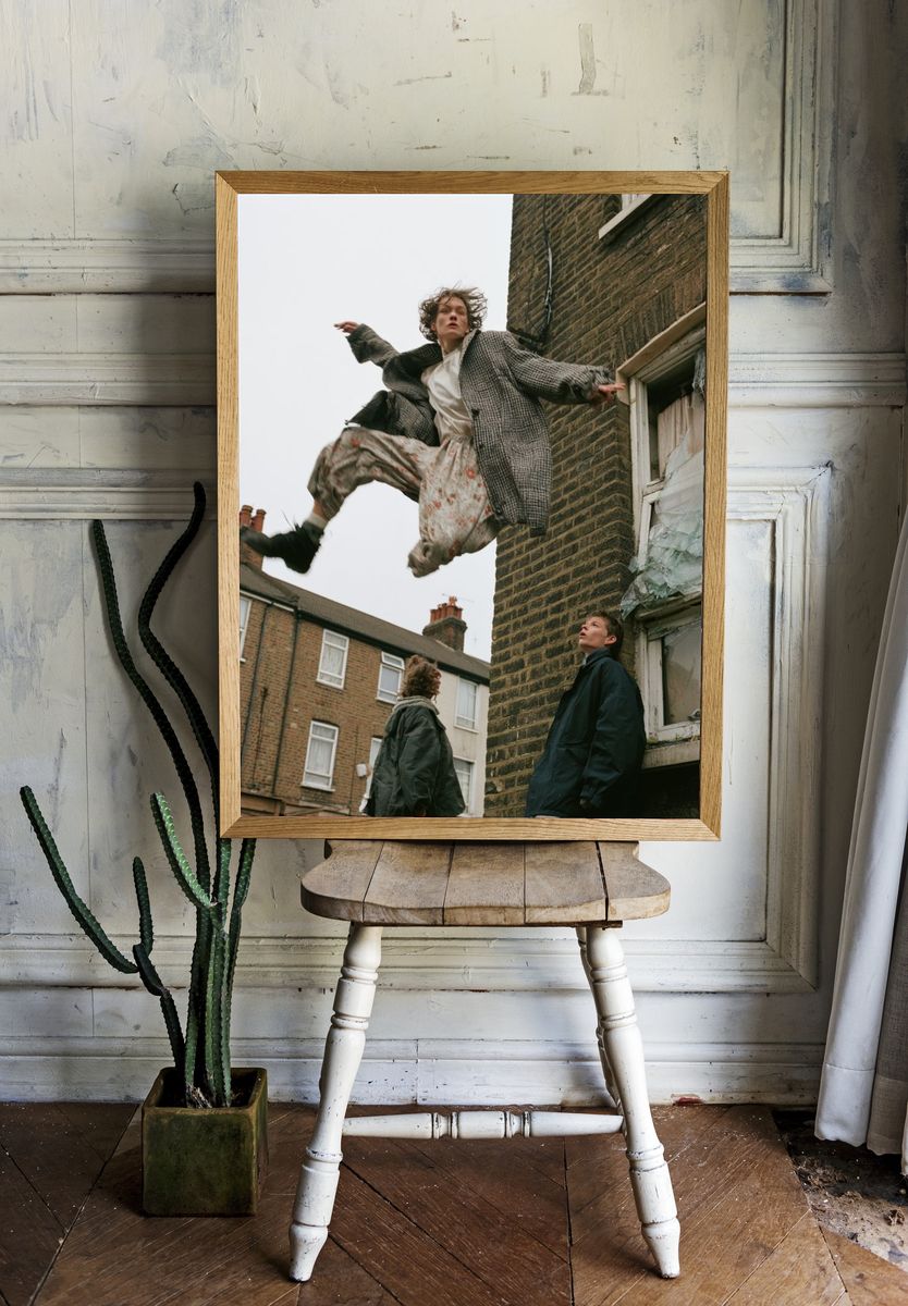 Urban Leap Street Photography Poster. room preview