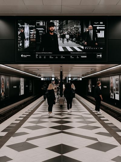Subway Platform Street Photography Poster.