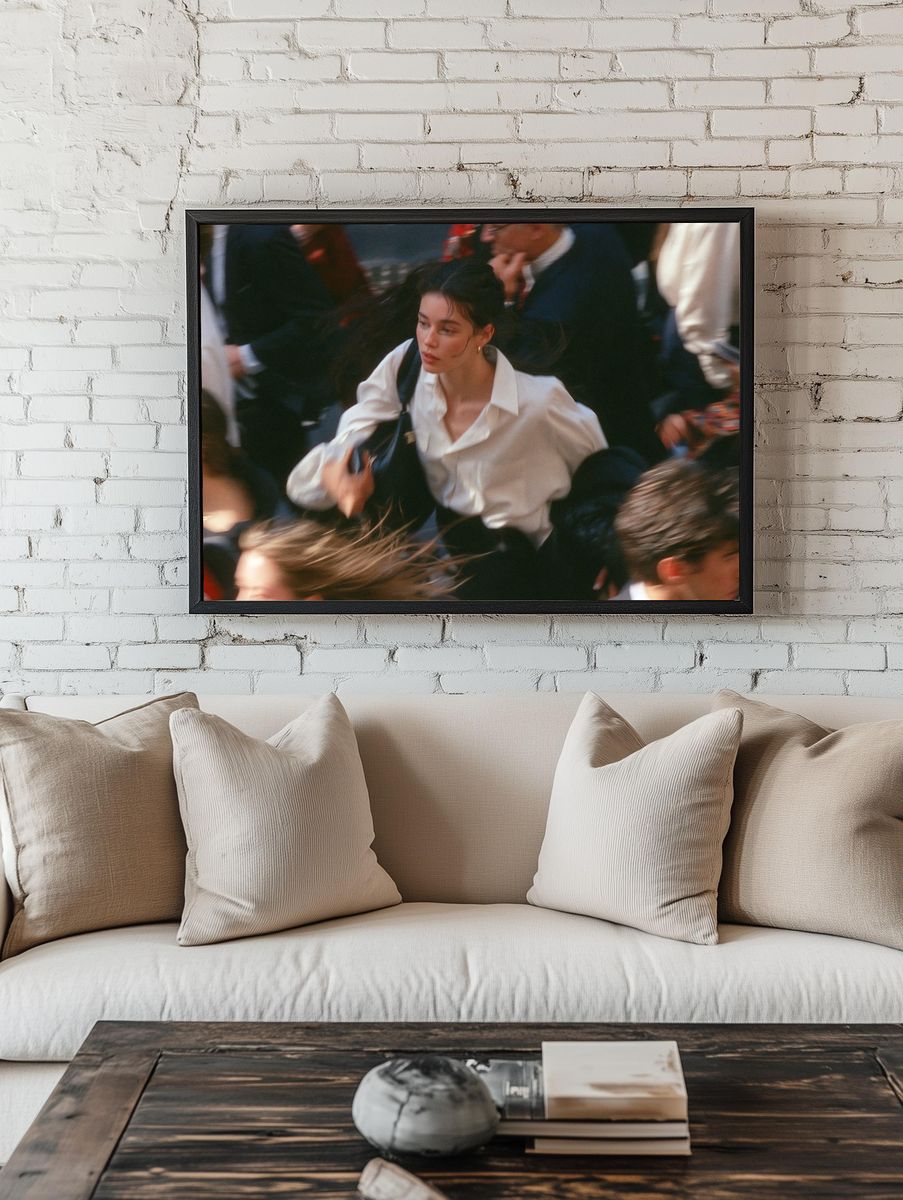 Crowd Motion Street Photography Poster. — room view 1