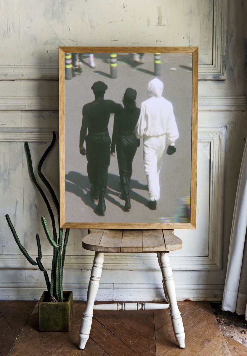 Street Walkers Photography Poster. — room view 1