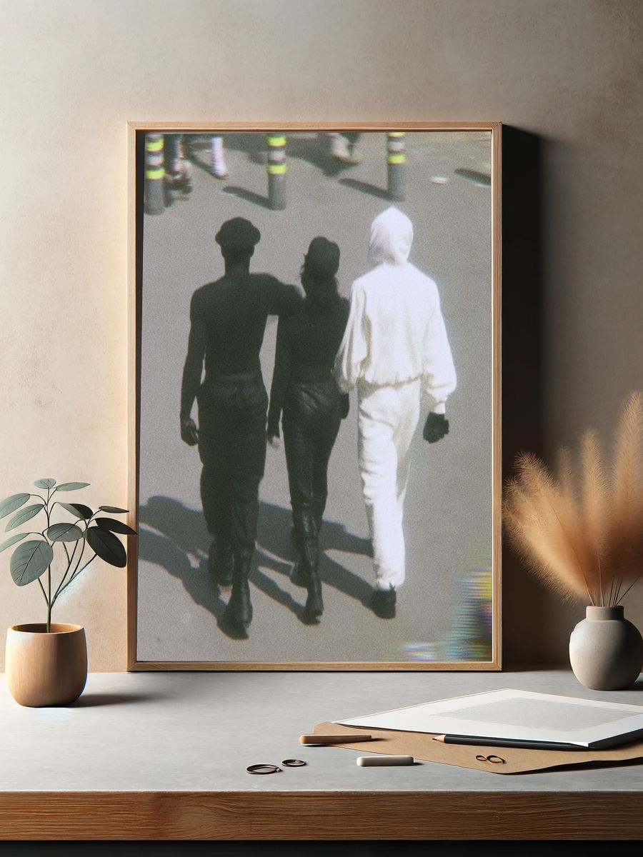 Street Walkers Photography Poster. — room view 2