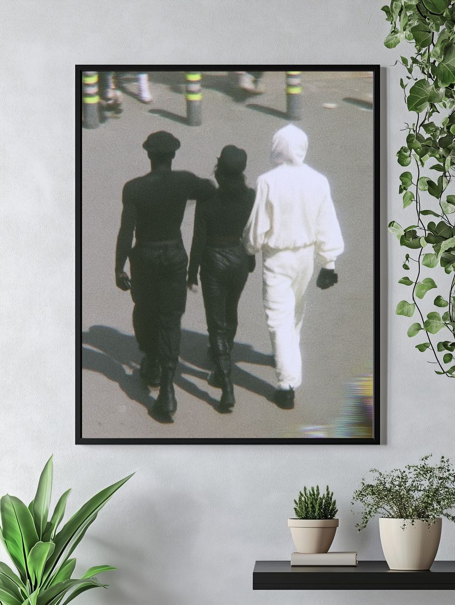 Street Walkers Photography Poster. — room view 4