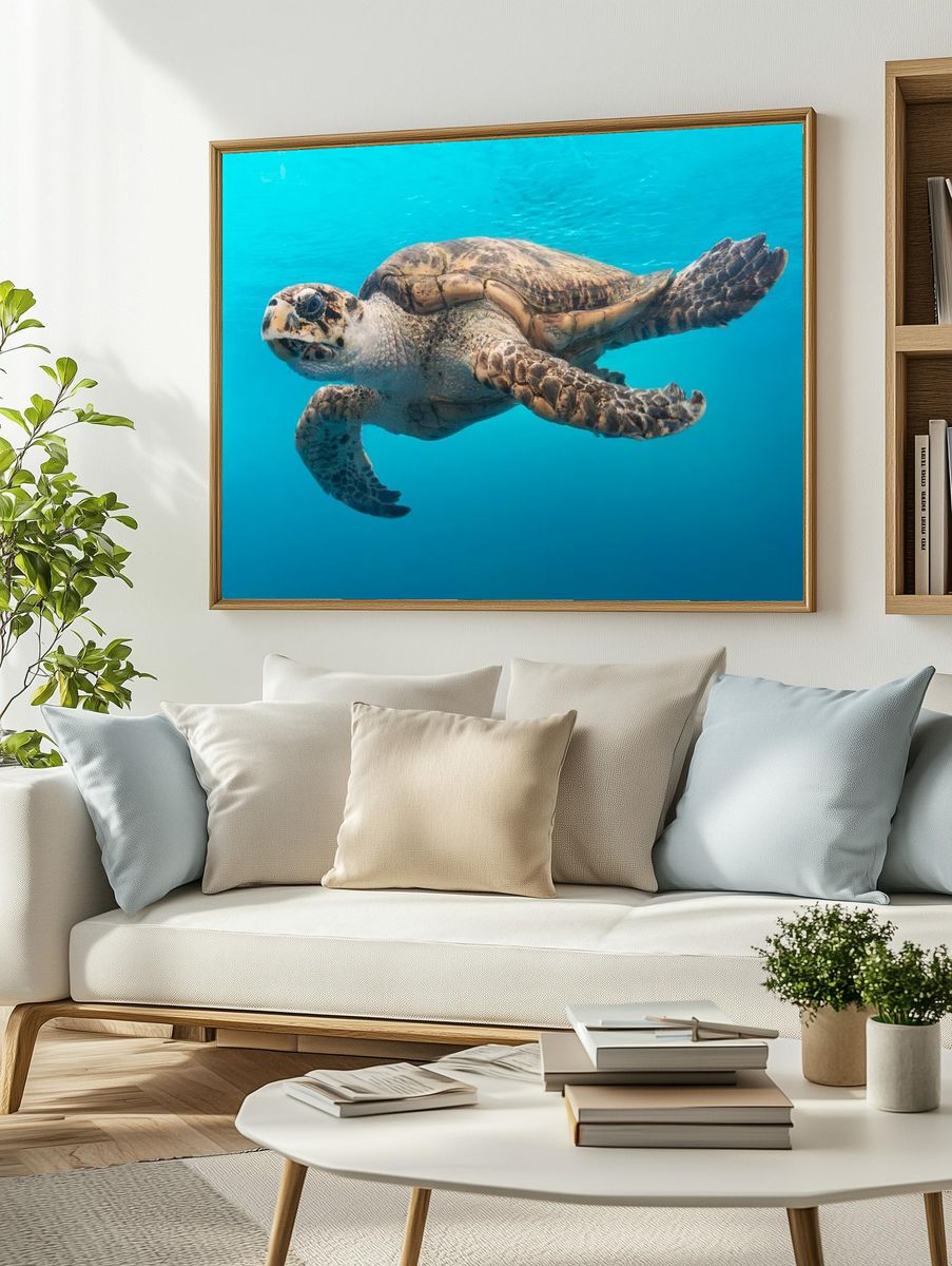 turtle glides water Texas State. — room view 2