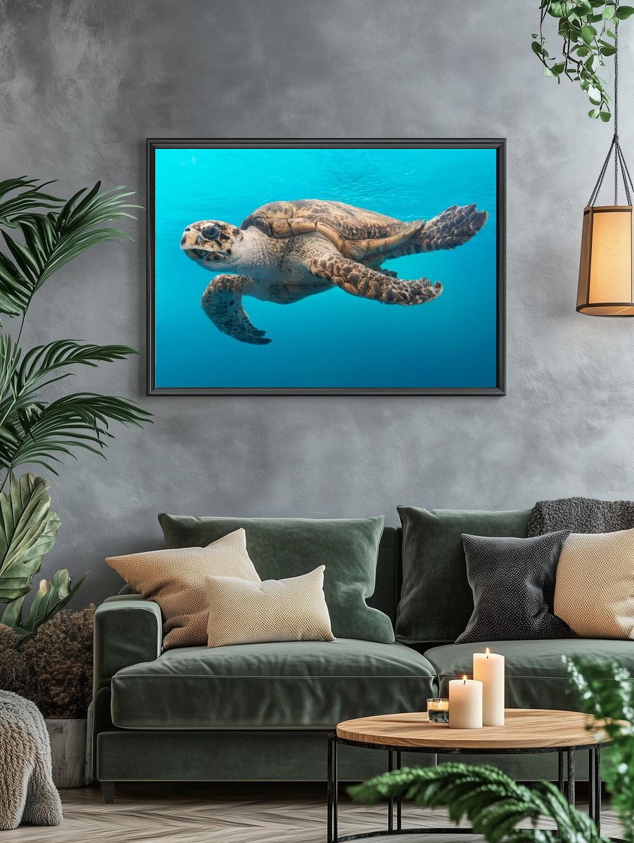 turtle glides water Texas State. — room view 4