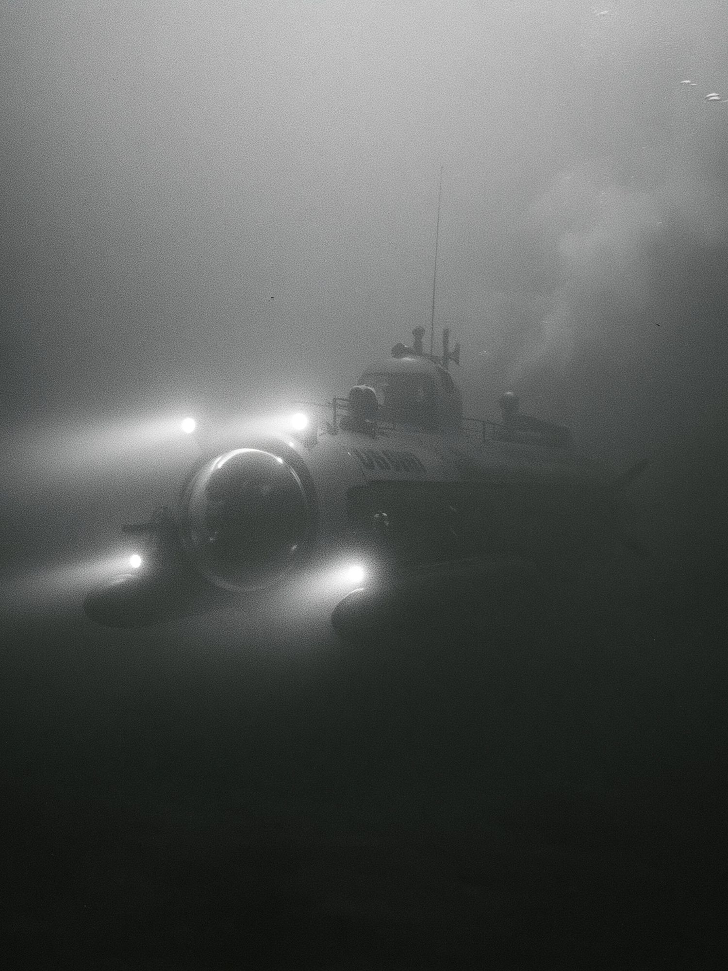 Submarine in Fog Photography Poster. poster — photography art