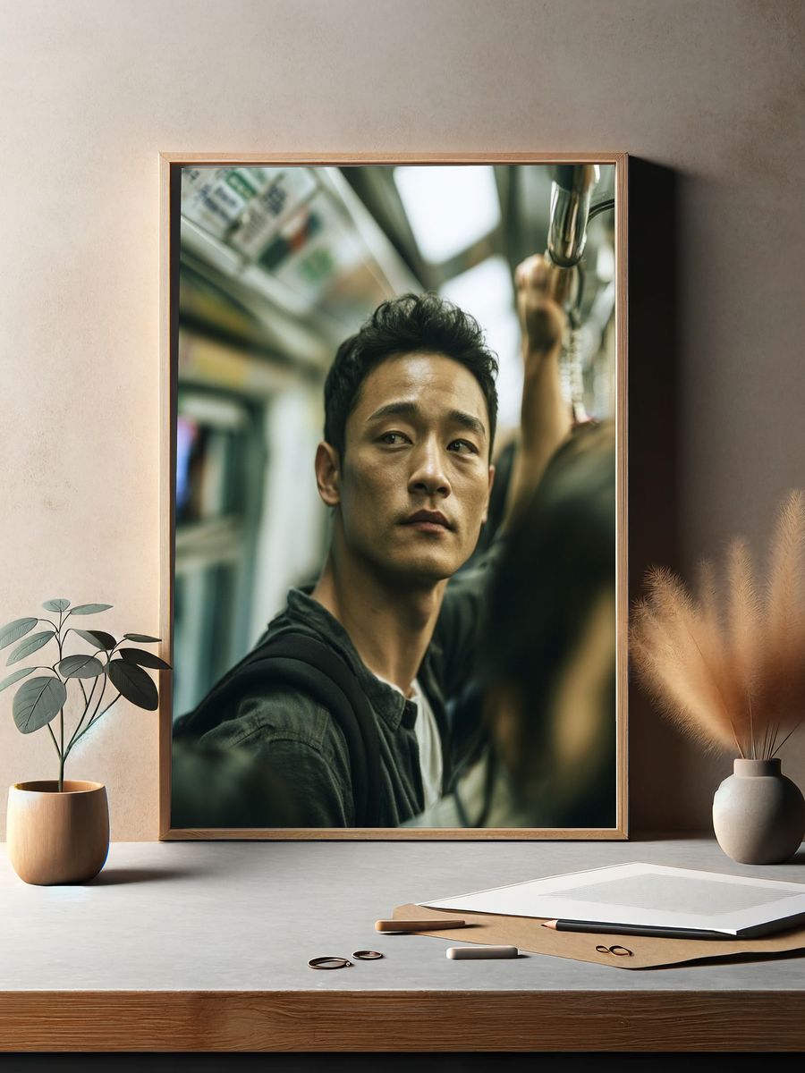 Subway Portrait Photography Poster. — room view 2