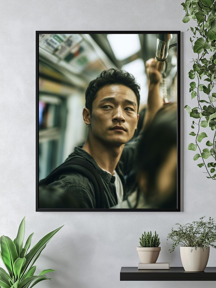 Subway Portrait Photography Poster. — room view 4