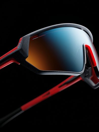 Sleek Sports Sunglasses Photography Poster.