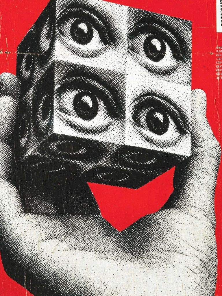 Surreal Eyes Collage Poster. poster — fine-art art