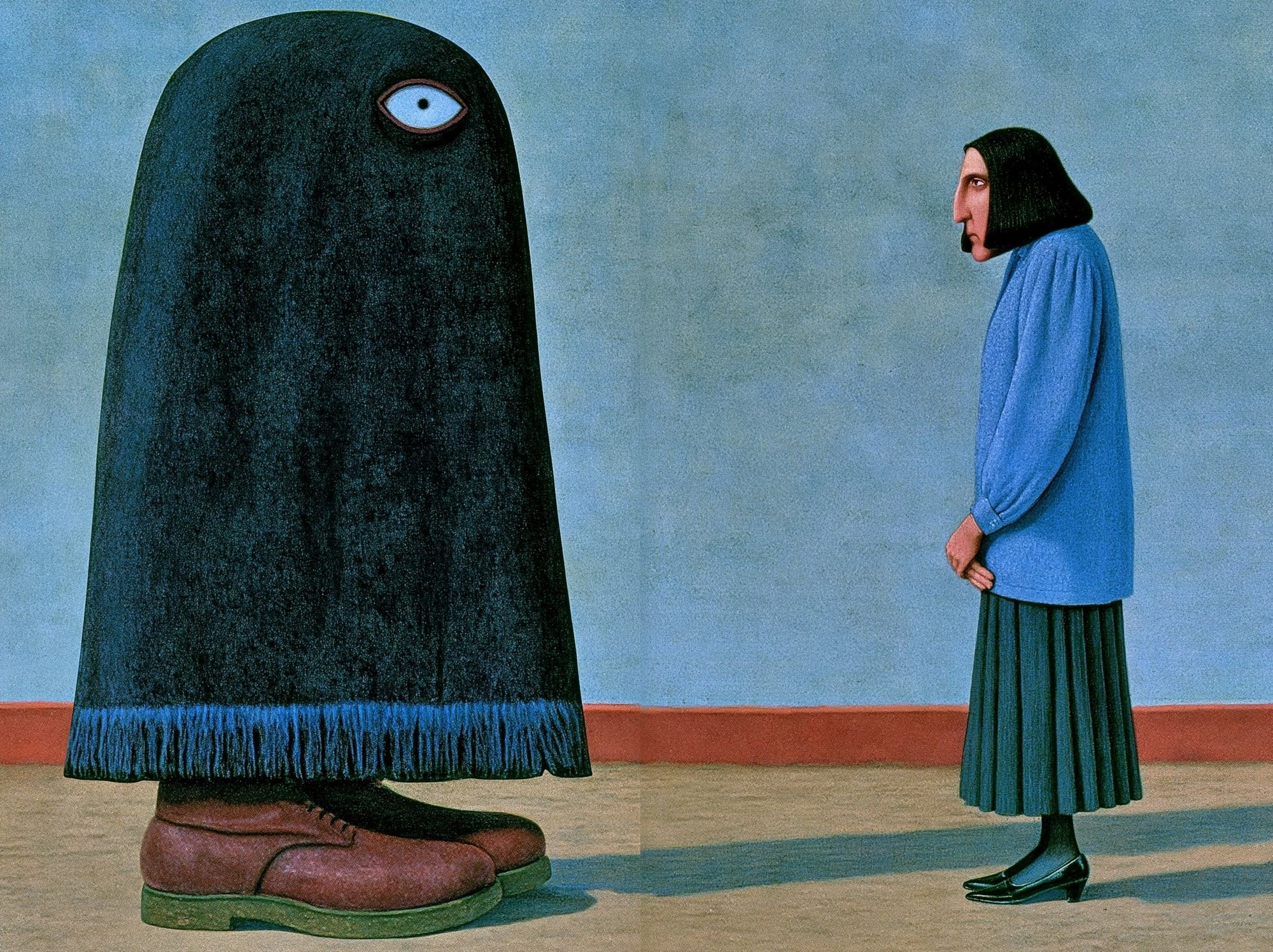 Surreal Encounter Fine-Art Poster. poster — fine-art art
