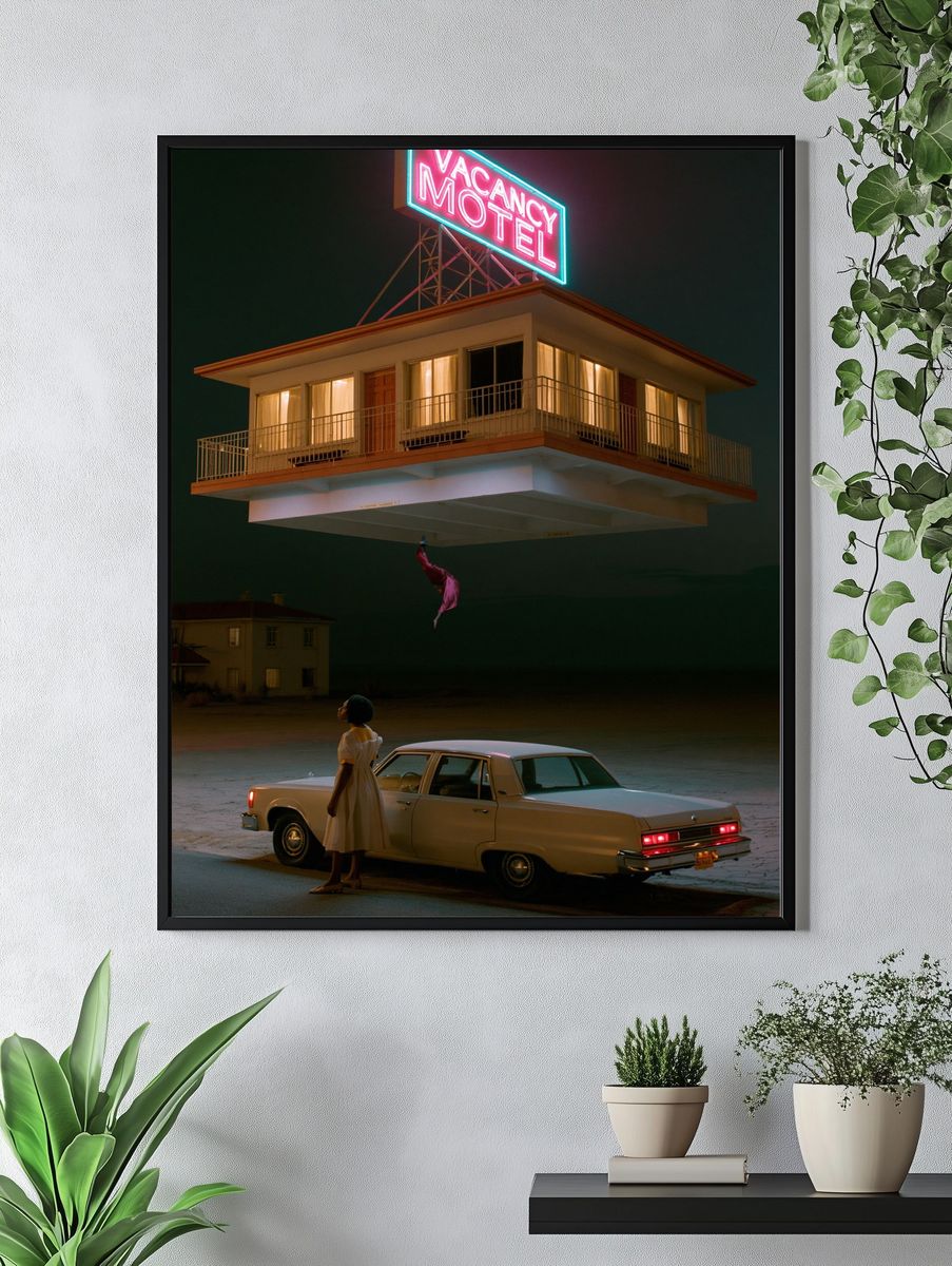 Vacancy Motel Surrealism Print. — room view 4