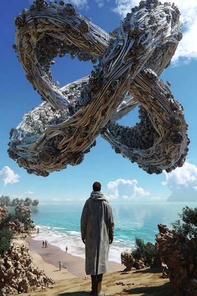 Surreal Seaside Portal Print.