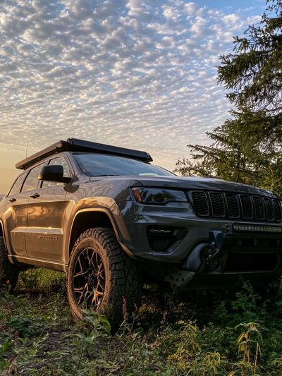 Off-Road SUV at Sunset Photography Poster.