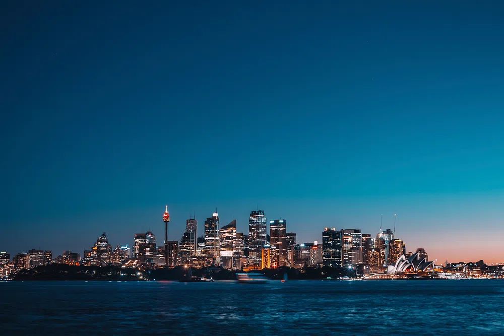 Sydney Skyline at Dusk — Photography Print. poster detail