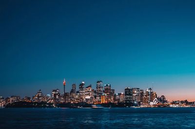 Sydney Skyline at Dusk — Photography Print. poster