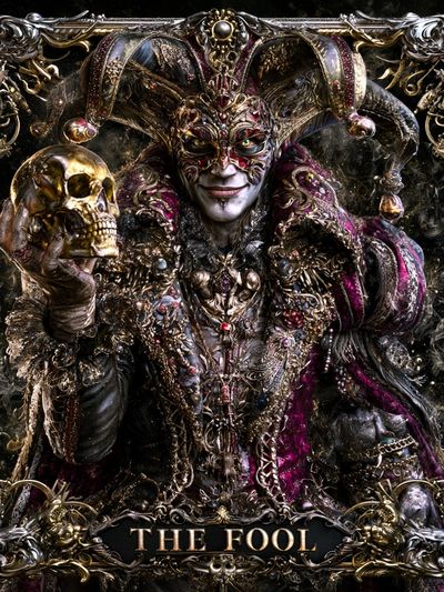 The Fool Tarot Poster. poster