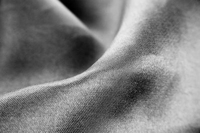 Textured Fabric — Black-White Print. poster