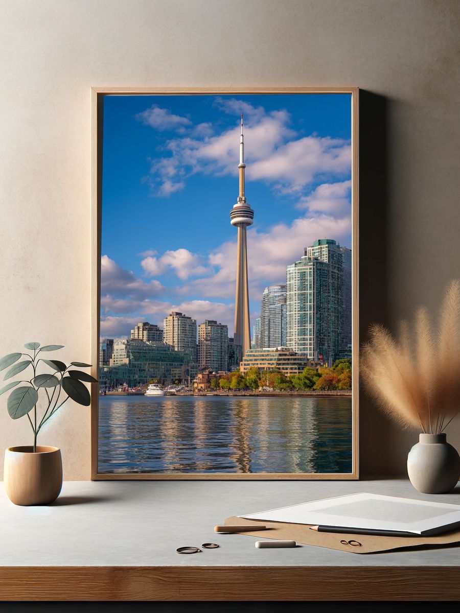 Toronto CN Tower — Photography Print. — room view 2