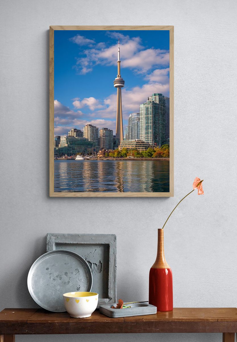 Toronto CN Tower — Photography Print. — room view 3
