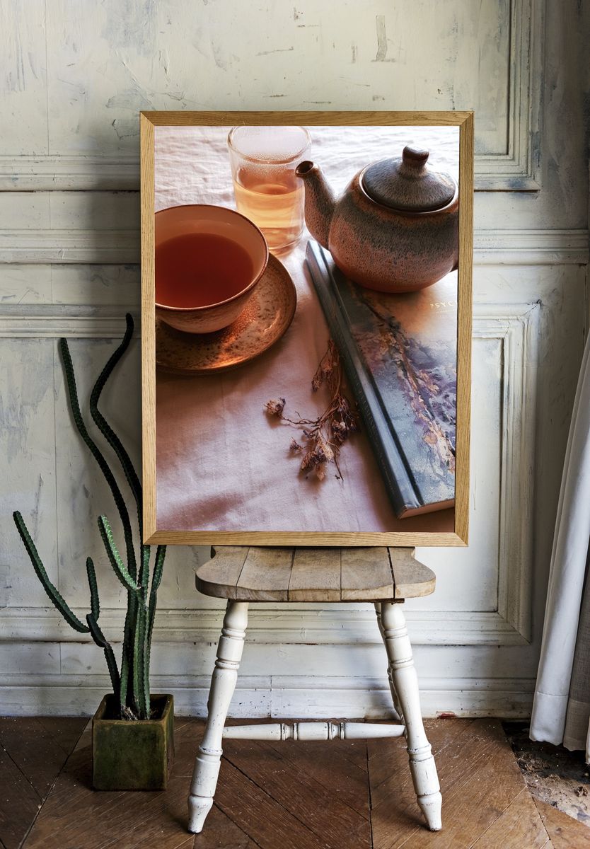 Tea Still Life Photography Poster. room preview