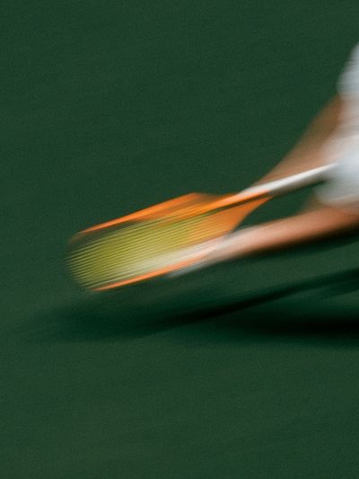 Tennis Motion Blur Photography Poster. poster
