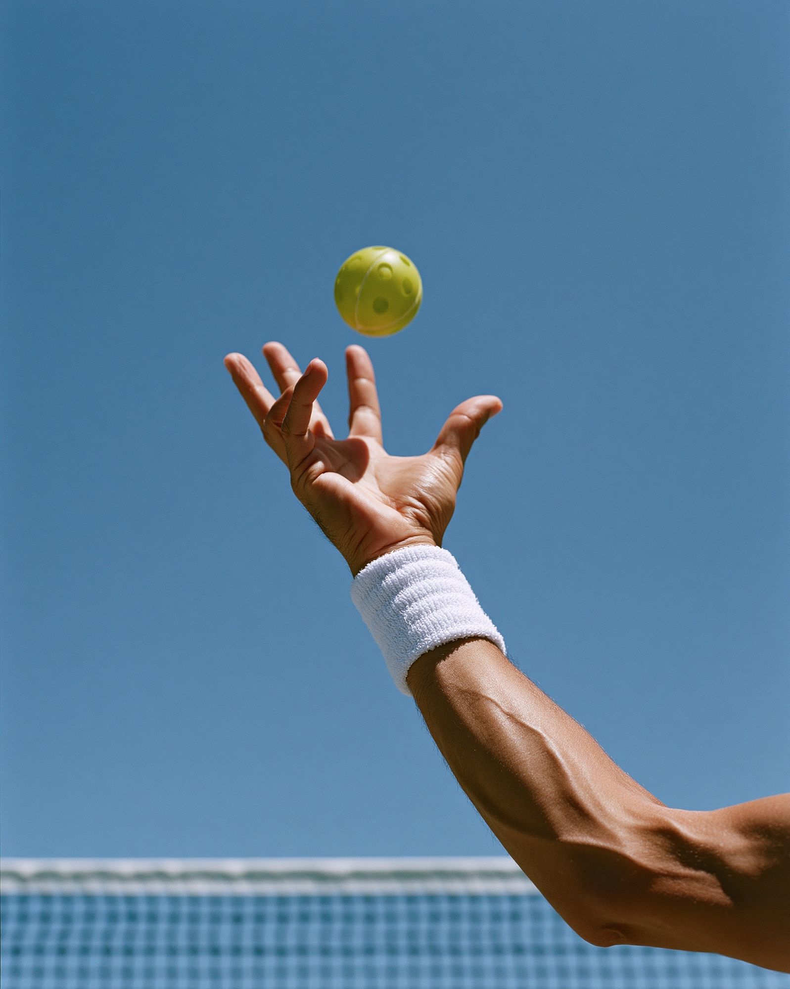 Tennis Serve Photography Poster. poster detail