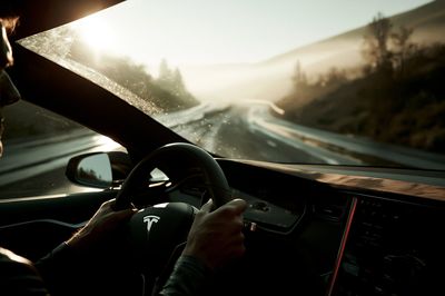 Tesla Road Trip Photography Poster.
