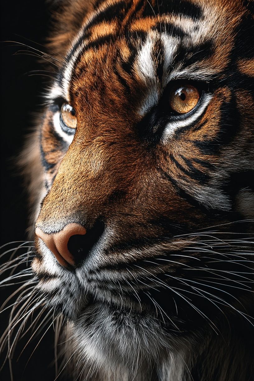 Tiger Portrait Photography Poster. poster — animals art