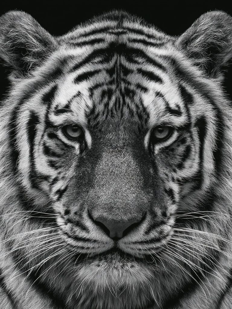 Tiger Portrait Photography Poster. poster — animals art