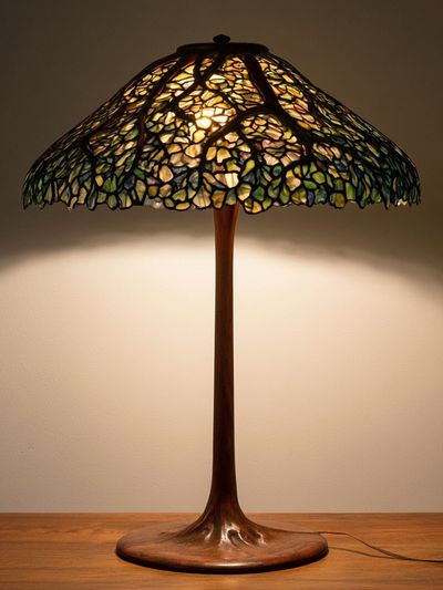 Tiffany-Style Table Lamp Poster.