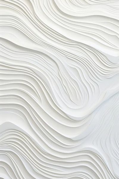 Textured Waves — Minimalist Print