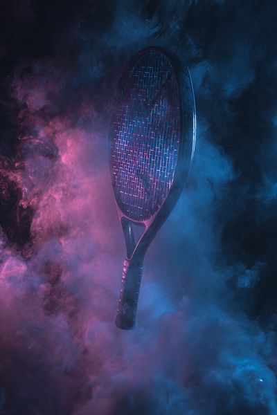 Tennis Racket — Modern Art Print. poster