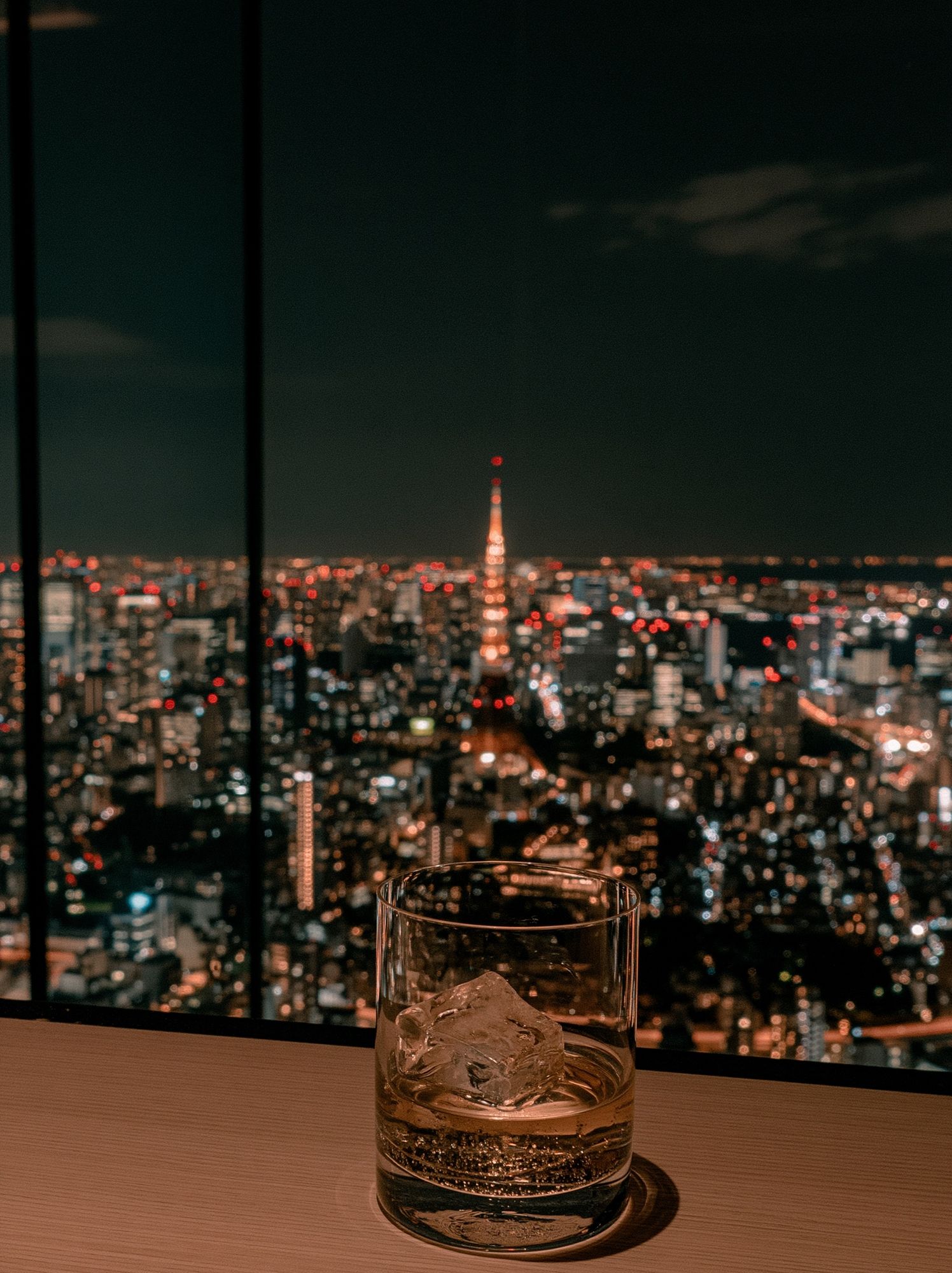 Tokyo Night Skyline Photography Poster. poster — photography art