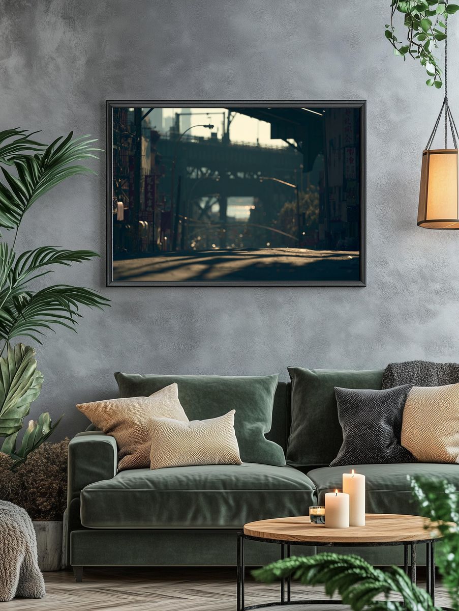 Tokyo Alleyway Photography Poster. — room view 4