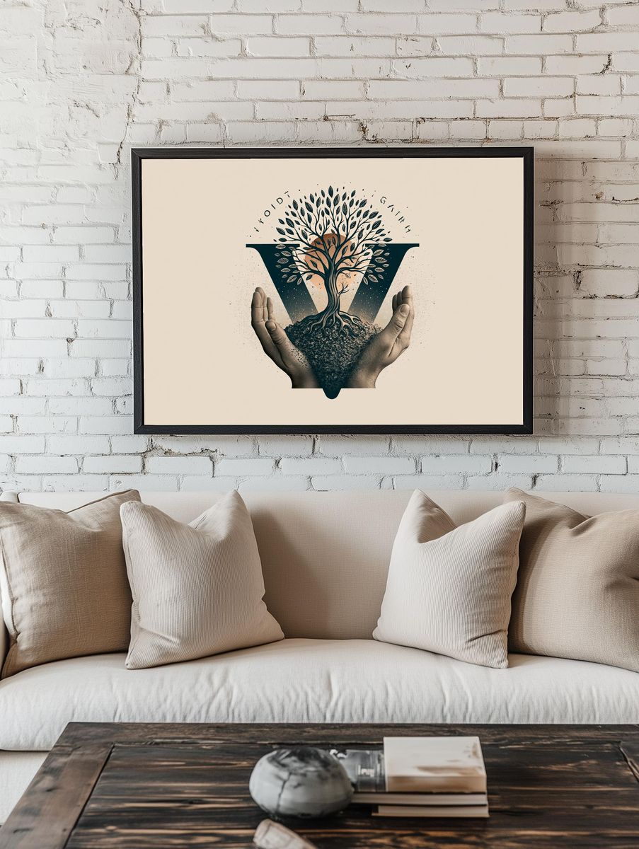 Tree of Life Mindfulness Poster. room preview
