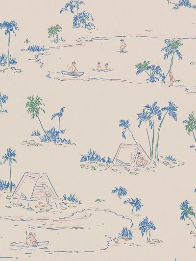 Tropical Paradise — Illustration Print. poster
