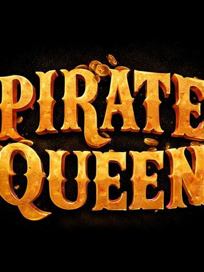 Pirate Queen Typography Poster.