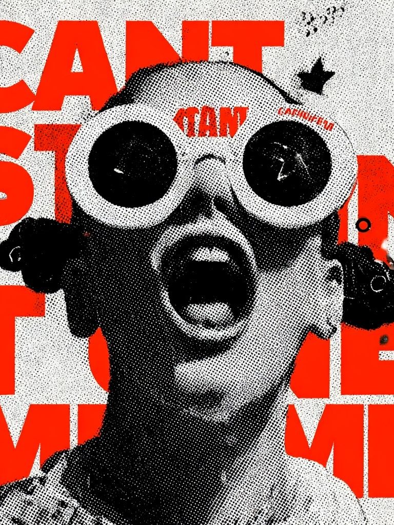 Can't Stop Me — Typography Print. poster detail