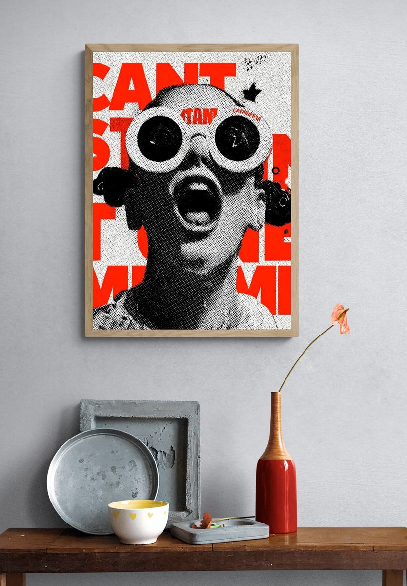 Can't Stop Me — Typography Print. — room view 3