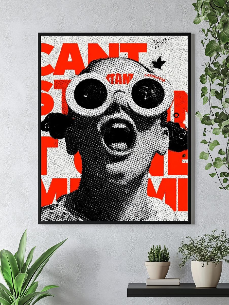 Can't Stop Me — Typography Print. — room view 4