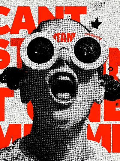 Can't Stop Me — Typography Print. poster