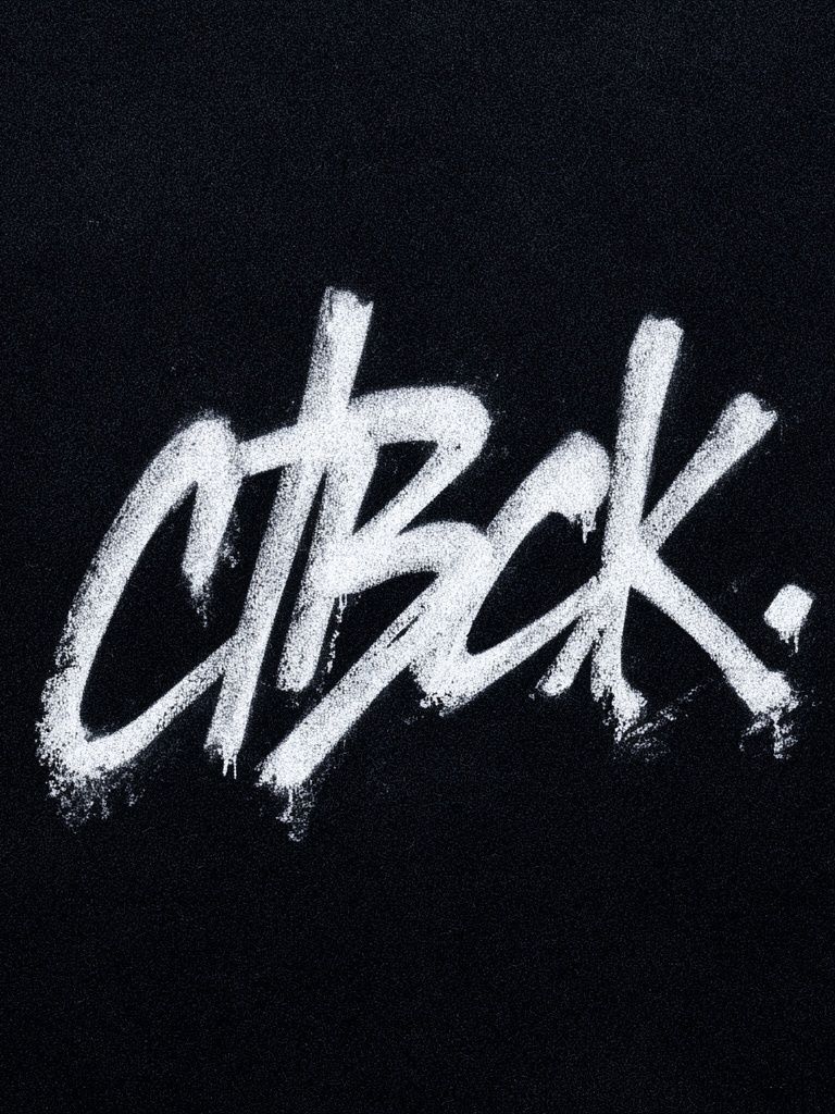 CTBCK — Typography Print. poster — typography art