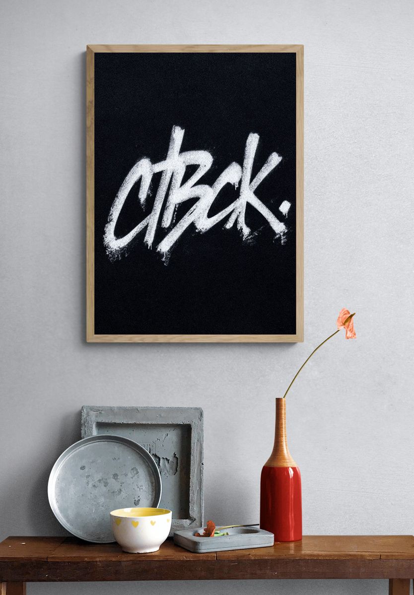 CTBCK — Typography Print. — room view 3