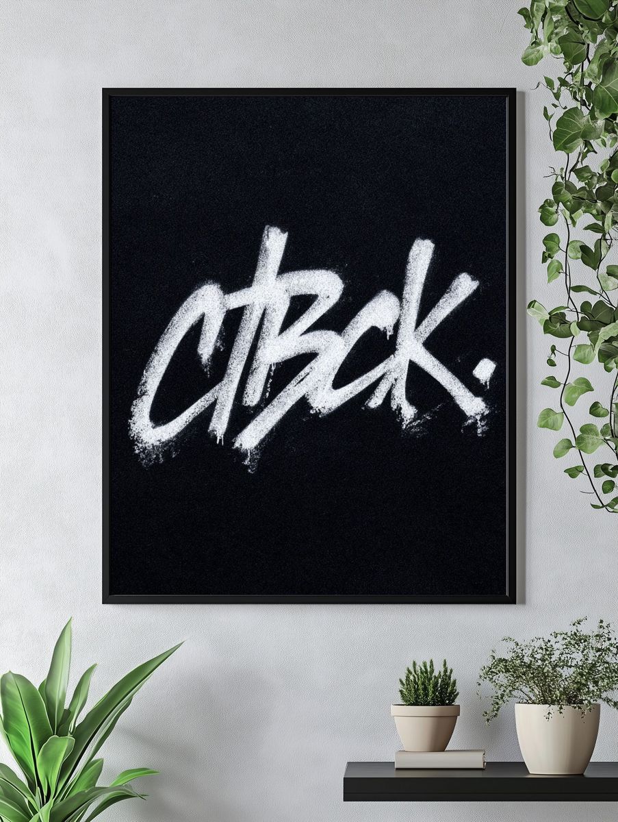 CTBCK — Typography Print. — room view 4