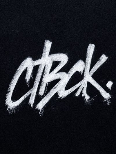 CTBCK — Typography Print. poster
