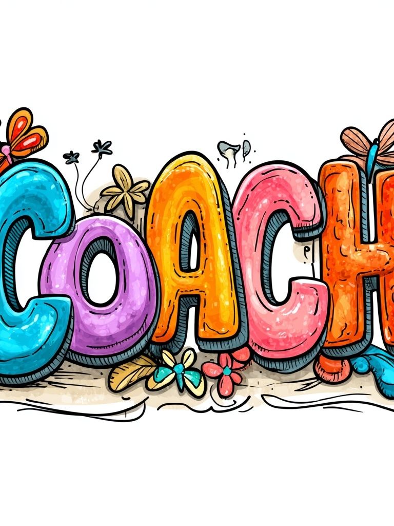 Coach Typography Poster. poster — typography art